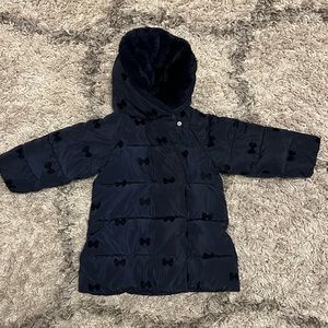 Jacadi mid length down coat 24M